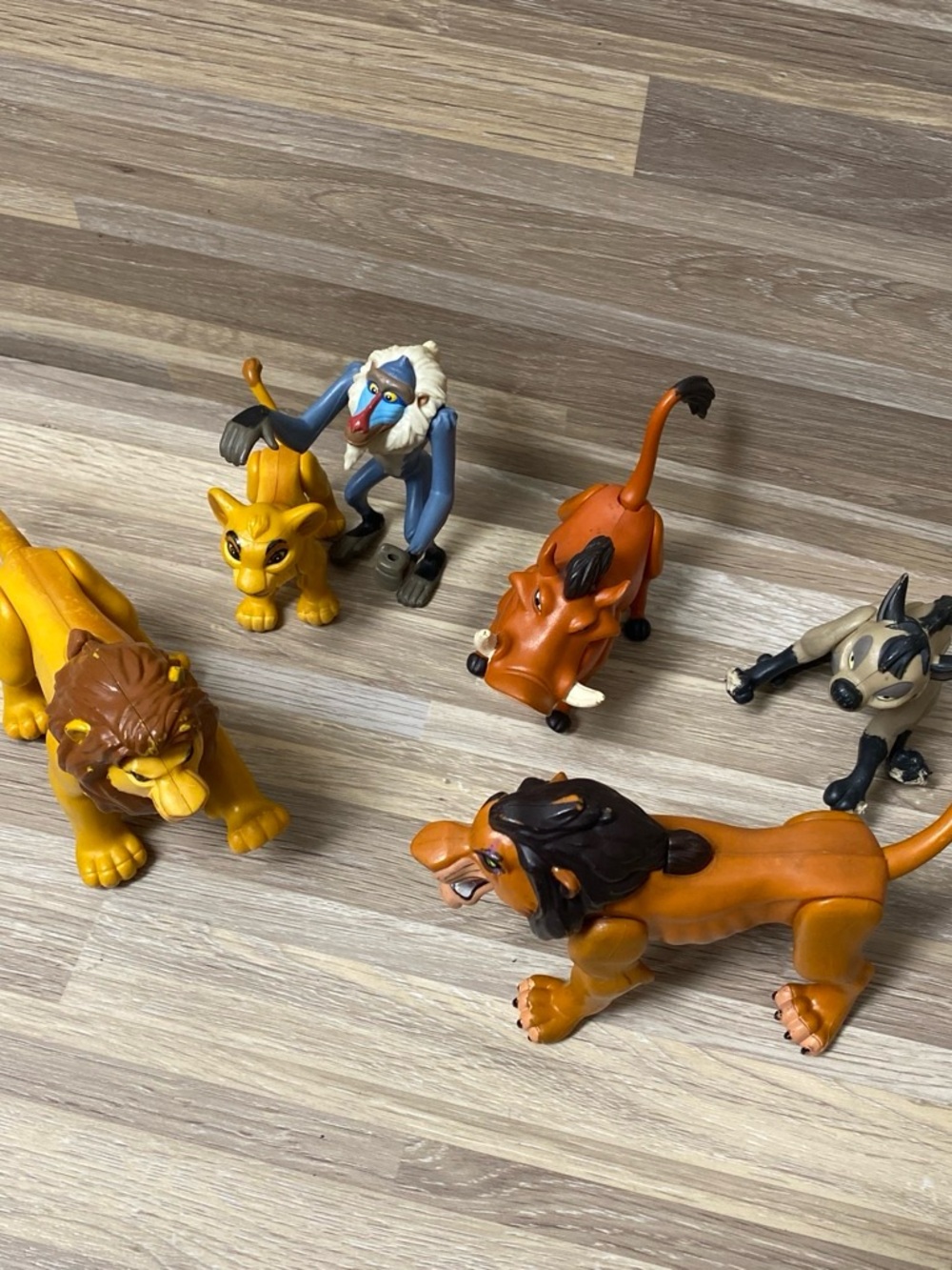 Disney The Lion King Character Toy Set vintage 90s - Picture 2 of 9